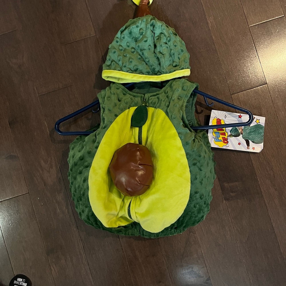 Avocado Costume with Hat for 6-9 month old